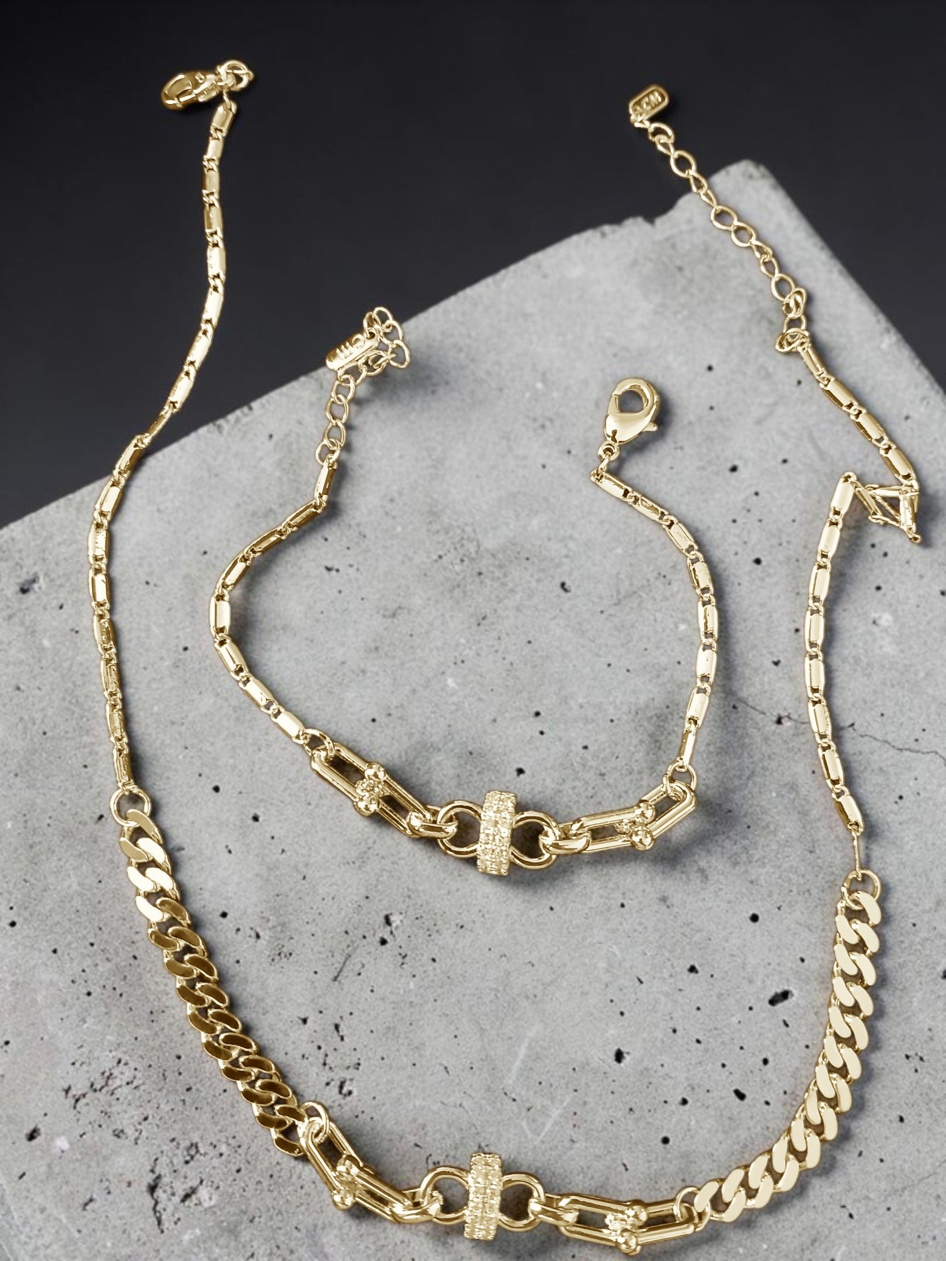 Set de cadena y pulsera